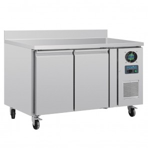 DL916-A Polar U-Series Double Door Counter Freezer with Upstand 282 Litre