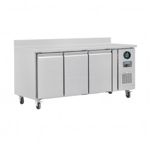 DL917-A Polar U-Series Triple Door Counter Freezer with Upstand 417 Litre