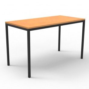 Drafting Height Steel Frame Cafeteria Table