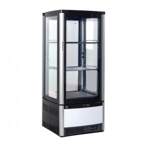 DW962 Skope Serene Four Glass Sided Chiller Black