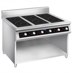 Electmax 900 Series Induction 6 Burner Cooker with splashback EIC9-1200P