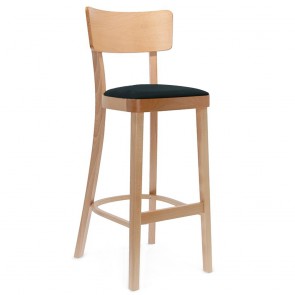 Elkie Upholstered Bentwood Bar Stool BST-9449 75cm