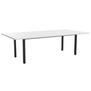 Enterprise Large Collaborative Meeting Table Black Frame