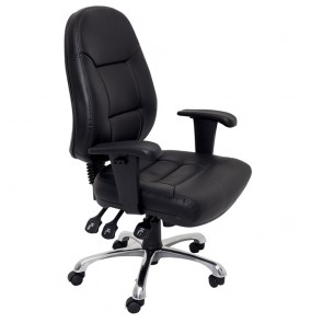 Ergonomic Office Chair Black PU