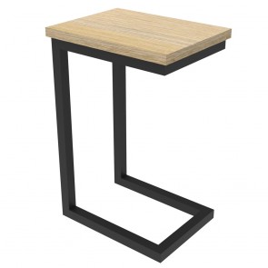 Eternity Cantilever Side Table Black Frame