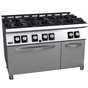 Fagor Kore 700 Series 6 Burner Gas Range With Gas Oven C-G761H