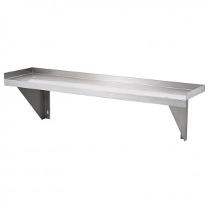 FED 1800mm Stainless Steel Solid Wallshelf 1800-WS1