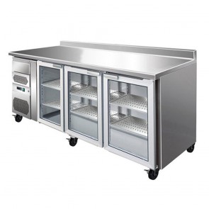 F.E.D CM20G TROPICALISED three door Bar Fridge