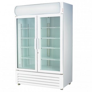 F.E.D LG-730GE Two Glass Door Colourbond Upright Drink Fridge