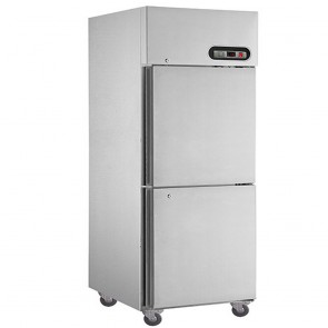 F.E.D. SUF500 TROPICAL Thermaster 2×½ door SS Freezer