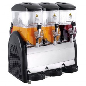 Slushie Machine Triple 12 Litre Granita Slush Machine FABIGANI-3S