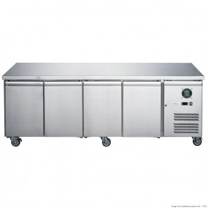 FED-X S/S Four Door Bench Fridge - XUB6C22S4V