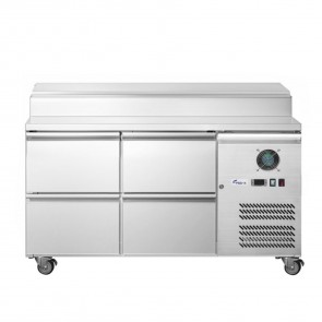 FED-X S/S Four Drawer Sandwich Counter XSS7C13S2V-4D