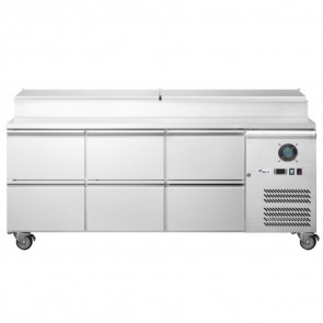 FED-X S/S Three Door Sandwich Counter XSS7C18S3V-6D
