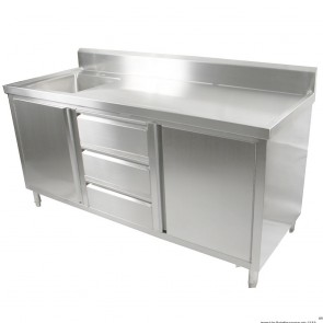 FED Cabinet With Left Sink SC-6-1800L-H