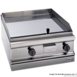 FED Fagor 700 series natural Gas chrome 2 zone fry Top With thermostatic control FTG-C7-10L