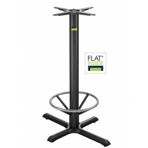Flat Tech Self Levelling Bar Table Base with Foot Ring KX2230
