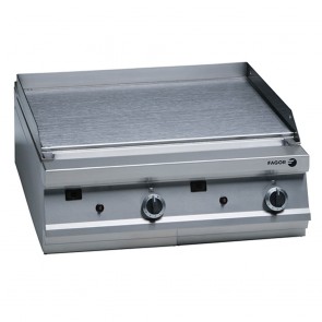 FTG9-10L FED Fagor 900 series natural Gas mild steel 2 zone fry Top FTG9-10L