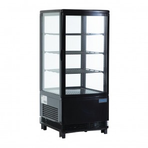 G211-A Polar C-Series Display Fridge Black 68 Litre