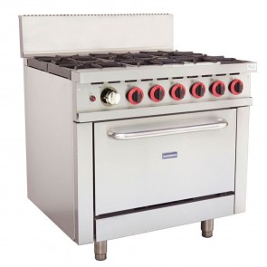 Gasmax 6 Burner With Oven Flame Failure GBS6TLPG