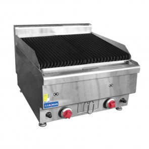 Gasmax Benchtop 2 LPG Burner Chargrill - JUS-TRH60ELPG