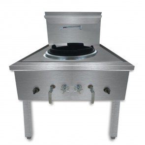 Gasmax Waterless LPG Single Wok Chimney Burner WW-1LC