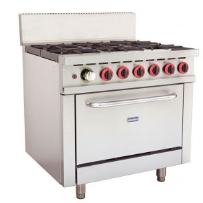 Gasmax 6 Burner With Oven Flame Failure GBS6TS