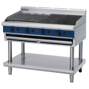 GE841-P Blue Seal 1200mm Gas Chargrill On Leg Stand - LPG / Propane
