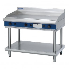 GE845-P Blue Seal 1200mm Gas Griddle On Leg Stand - LPG / Propane