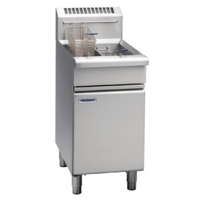 GE855-P Waldorf 450mm Gas Twin Pan 26 Litre Deep Fryer - LPG / Propane