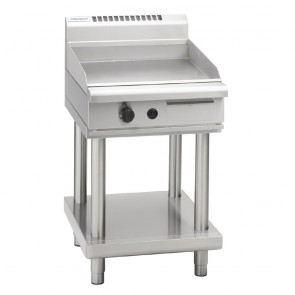 GE856-P Waldorf 600mm Gas High Performance Griddle On Leg Stand - LPG / Propane