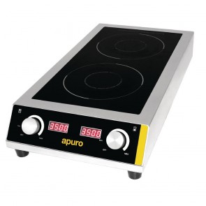 GF239-A Apuro Heavy Duty Double Induction Hob - 7kW