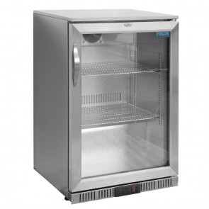 GL007-A Polar G-Series Back Bar Cooler with Hinged Door Stainless Steel 138 Litre