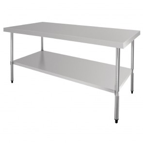 GL279 Vogue Stainless Steel Table - 1800(w) x 900(d) x 900(h)mm