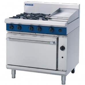 GR796-P Blue Seal By Moffat 900mm Static Oven Range 4X Burners and 300mm Griddle - LPG / Propane