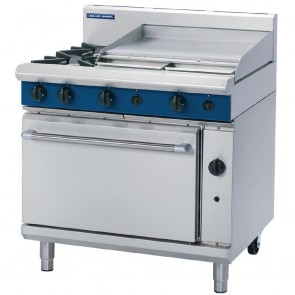 GR797-N Blue Seal By Moffat 900mm Static Oven Range 2X Burners and 600mm Griddle - Natural Gas