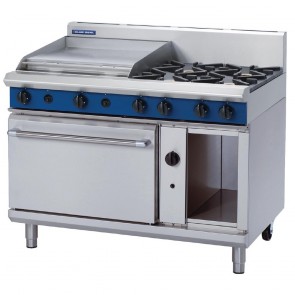 GR800-N Blue Seal By Moffat 1200mm Static Oven Range 4X Burners and 600mm Griddle - Natural Gas