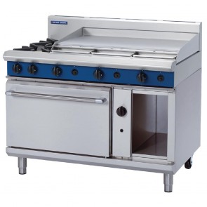 GR801-P Blue Seal By Moffat 1200mm Static Oven Range 2X Burners and 900mm Griddle - LPG / Propane
