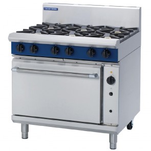 GR802-N Blue Seal By Moffat 900mm Gas Convection Oven Range w/6X Burners - Natural Gas