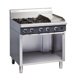GR811-P Cobra By Moffat 900mm Cooktop 4X Burners & 300mm Griddle On Cabinet Base - LPG / Propane