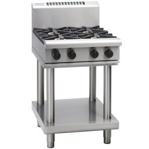 GR886-N Waldorf By Moffat 600mm Cooktop 2X Burners And 300mm Griddle On Leg Stand - Natural Gas