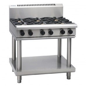 GR888-N Waldorf By Moffat 900mm Gas Cooktop w/900mm Griddle On Leg Stand - Natural Gas
