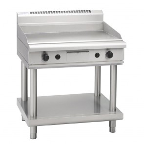 GR903-P Waldorf By Moffat 900mm Gas High Performance Griddle On Leg Stand - LPG / Propane