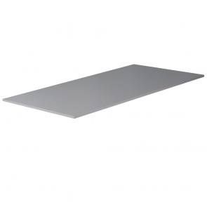 Gray Straight Office Desk Table Top
