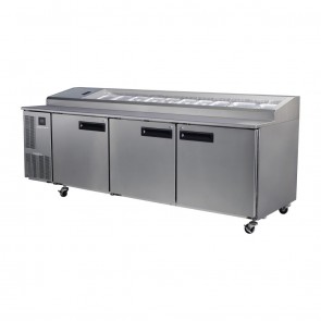 GT558 Skope Pegasus 3 Door 2/1 Gastronorm Pizza Preparation Chiller