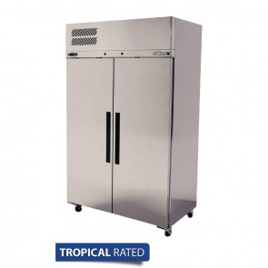 GT584 Two Door Stainless Steel Upright Storage Refrigerator