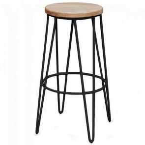 Hairpin Industrial Bar Stool