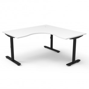 Halo Static Corner Desk Workstation