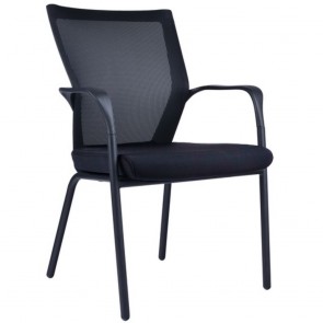 Heavy Duty Anti Bacterial PU Seat Visitor Waiting Chair