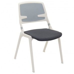 Ida Stacking Chair with Upholstered Seat Pad